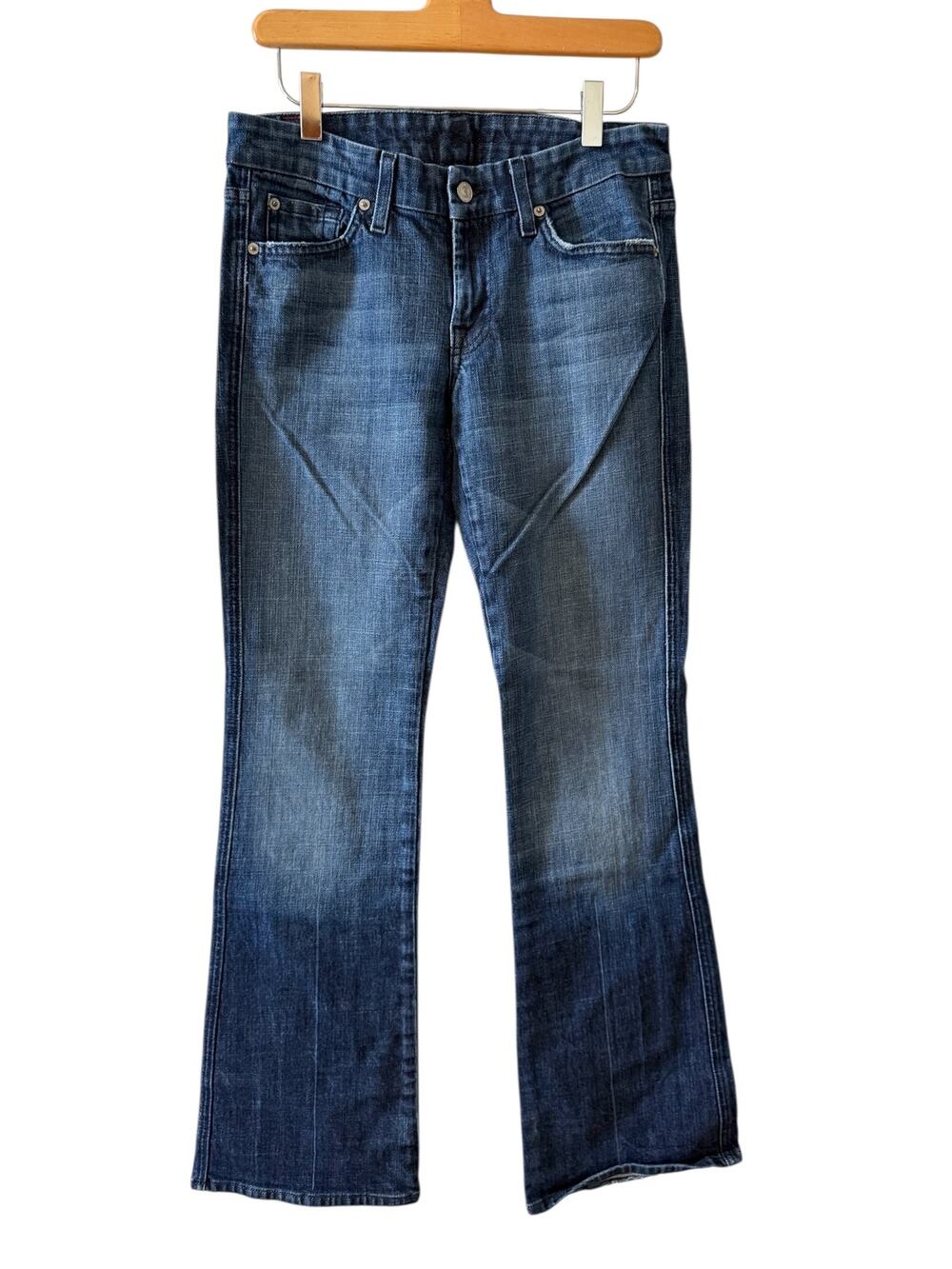 7 for All Mankind Classic A Pocket Y2K Denim Jeans 28
